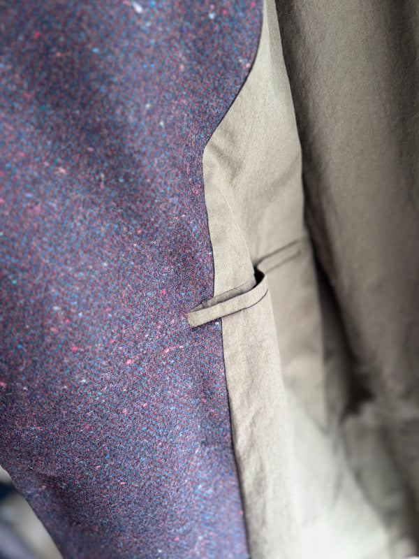 【frank leder / フランクリーダー】DOUBLE BREASTED BLAZER - DARK BROWN WOOL -  / Dark Brown