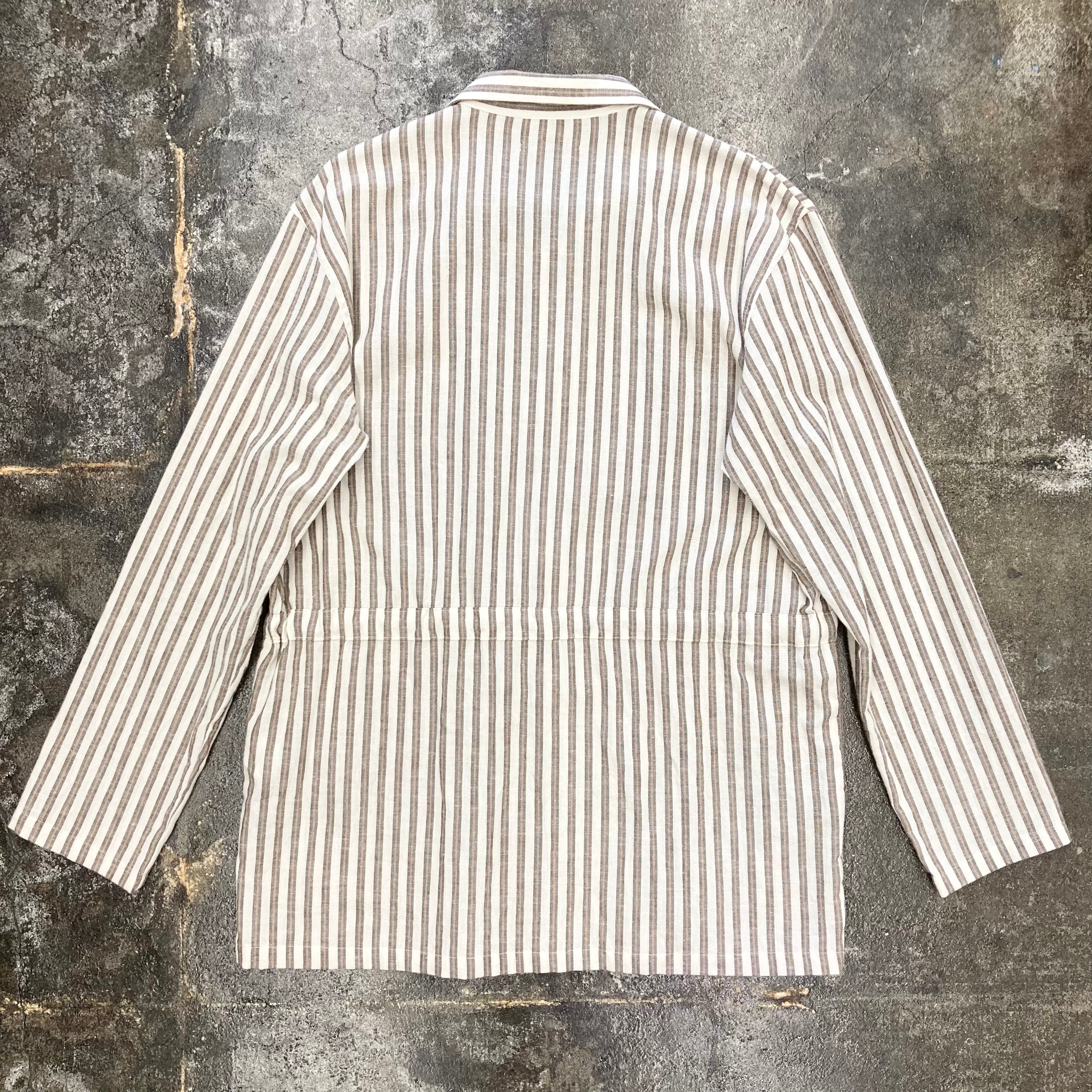 frank leder / フランクリーダー】FARMERS STRIPED COTTON×LINEN frank leder / フランクリーダー】FARMERS STRIPED COTTON×LINEN