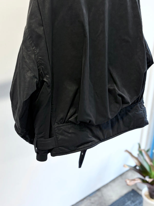 【 RhodolirioN 】PADDED DOUBLE RIDERS JACKET / Black