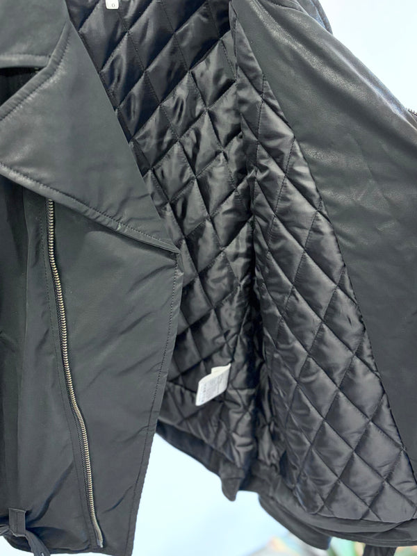 【 RhodolirioN 】PADDED DOUBLE RIDERS JACKET / Black