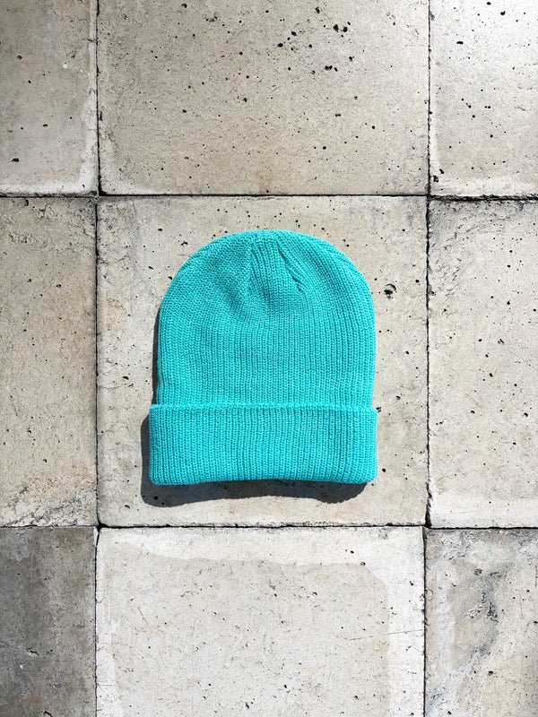 【 UNUSED 】BEANIE / Turquoise Blue