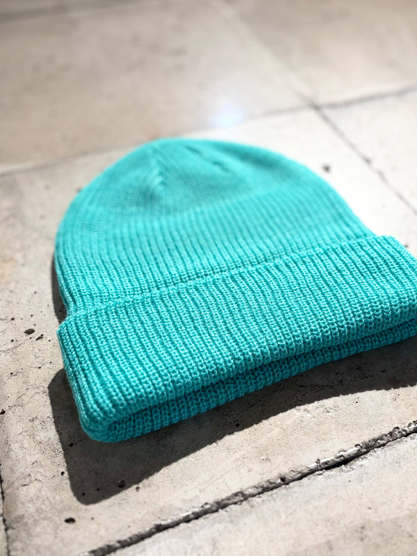 【 UNUSED 】BEANIE / Turquoise Blue