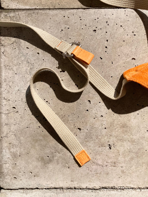 【hobo】AZUMA SHOULDER BAG S -PIG SUEDE- / Orange