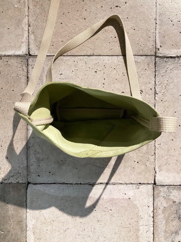 【hobo】AZUMA SHOULDER BAG S -PIG SUEDE- / Green