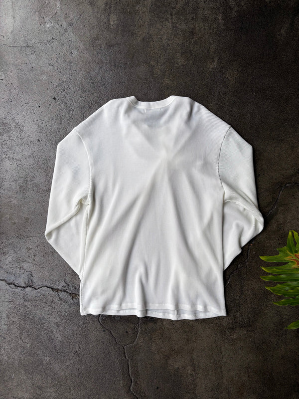 【 HOMMENA 】FIRST AID HENLY NECK TEE / Off White