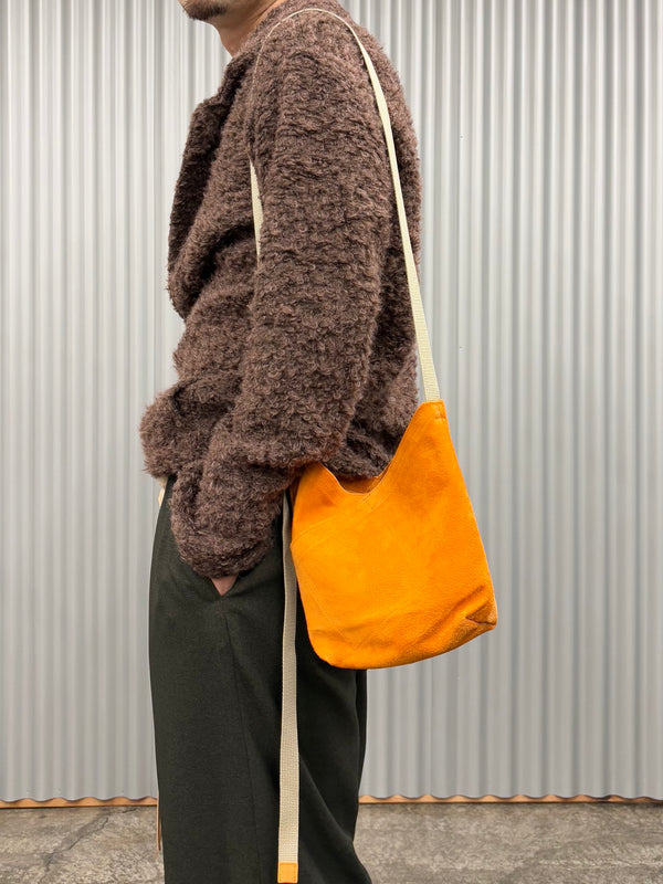 【m's braque】OVER SIZED PULLOVER / Brown