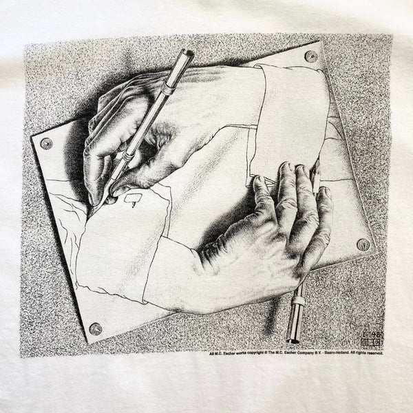 【GRAPHIC TEE / グラフィックティー】DRAWING HANDS / M.C.ESCHER