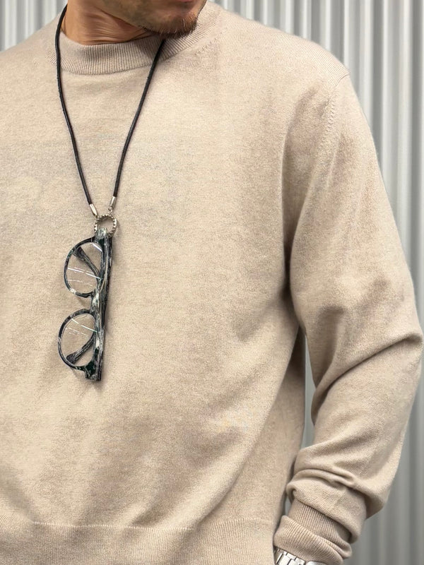 【 PICEA / ピセア 】14GG CREW NECK / Beige