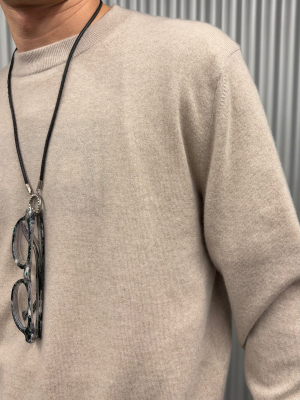 【 PICEA / ピセア 】14GG CREW NECK / Beige