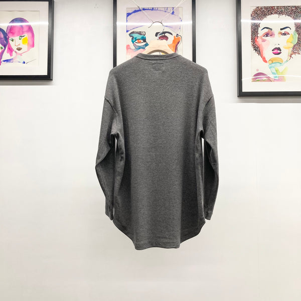 【CURLY】PREMIEREWARM L/S TEE - Crewneck - / Mid Grey