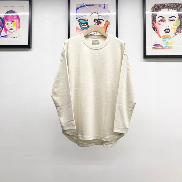 【CURLY】PREMIEREWARM L/S TEE - Crewneck - / Ivory