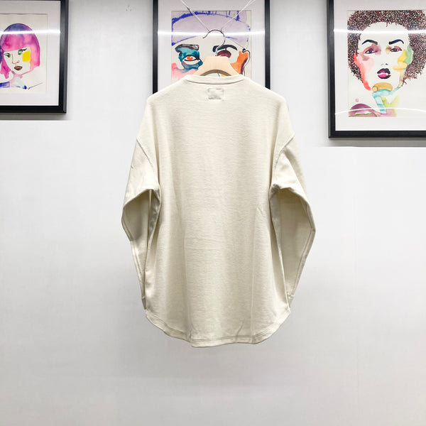 【CURLY】PREMIEREWARM L/S TEE - Crewneck - / Ivory
