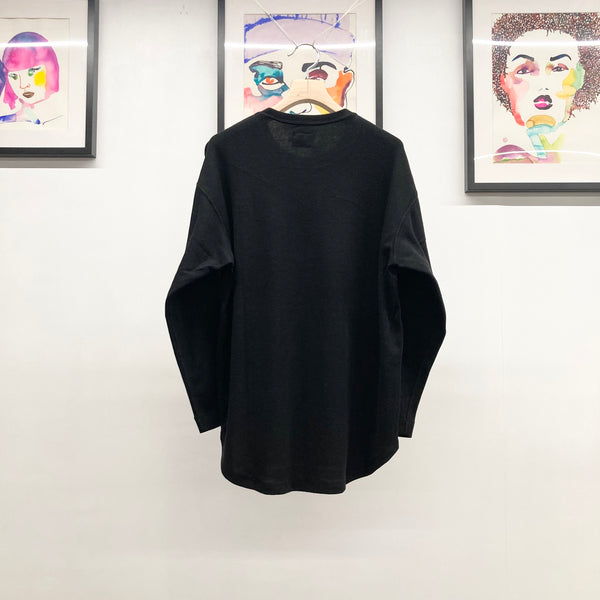 【CURLY】PREMIEREWARM L/S TEE - Crewneck - / Black
