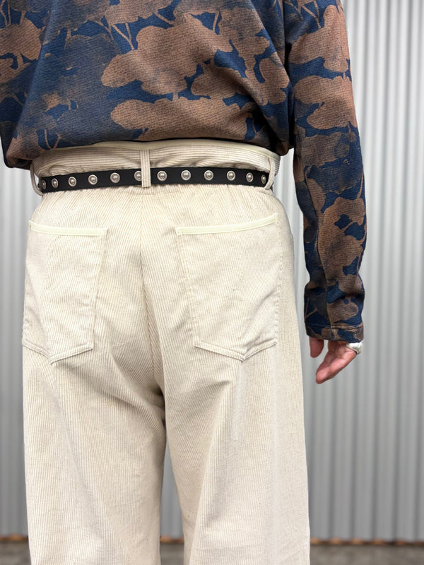 【hobo】STUDDED BELT - COW LEATHER - / Black