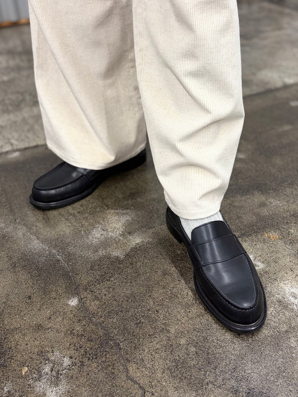 【foot the coacher / フットザコーチャー】FT LOAFER - LETHER SOLE - / Black