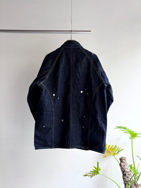 【 HOMMENA 】CRUMPED DENIM JACKET / One Wash