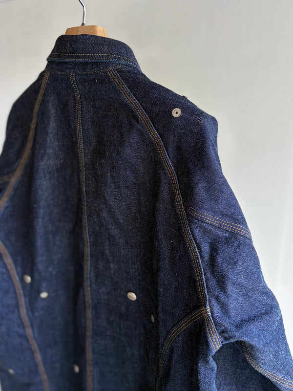 【 HOMMENA 】CRUMPED DENIM JACKET / One Wash