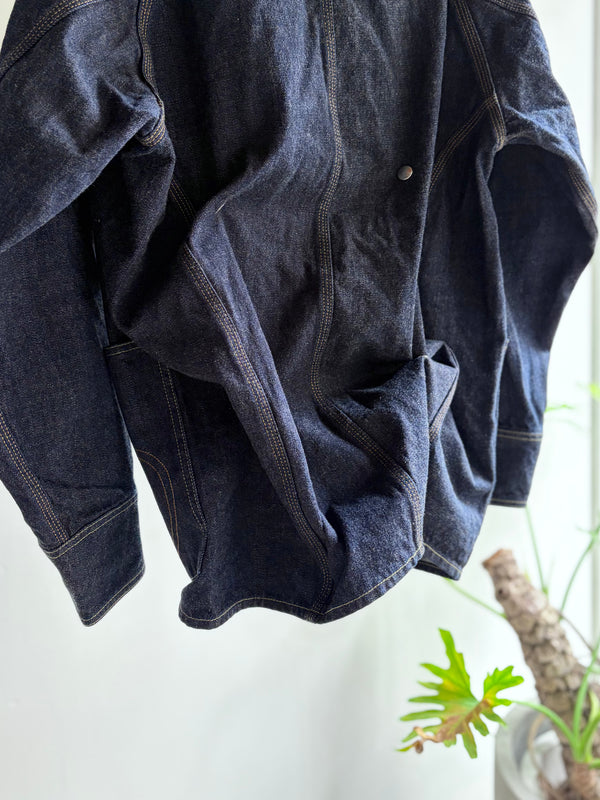【 HOMMENA 】CRUMPED DENIM JACKET / One Wash