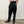 【frank leder / フランクリーダー】WASHED LINEN×COTTON 1TUCK TROUSERS  - WITH ADJUSTER - / Black