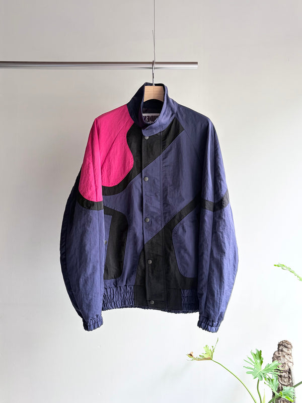 【 SHIDEN 】MULTI COLOR JACKET - NYLON SATIN - / Purple