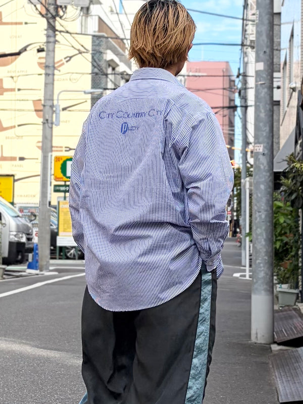 【 CITY COUNTRY CITY 】COTTON STRIPE SHIRT / Stripe #2