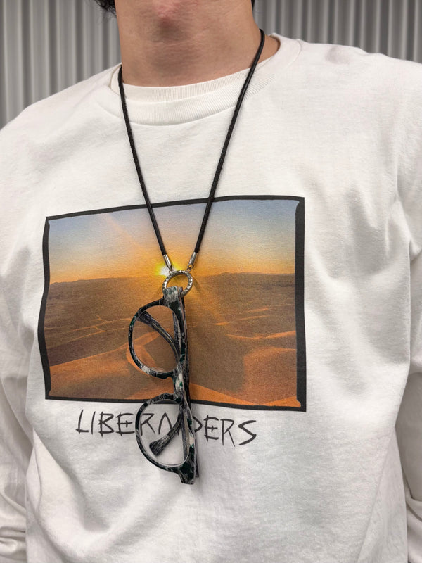 【Liberaiders】LBRDRS LOGO L/S TEE / White