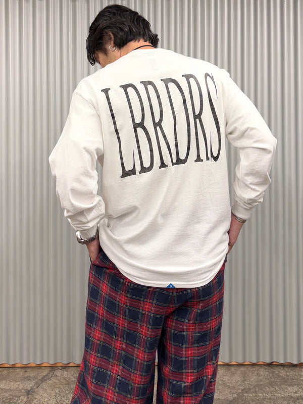 【Liberaiders】LBRDRS LOGO L/S TEE / White