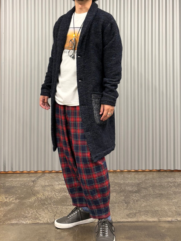 【m's braque】NEW HAREM PANTS / Tartan Check