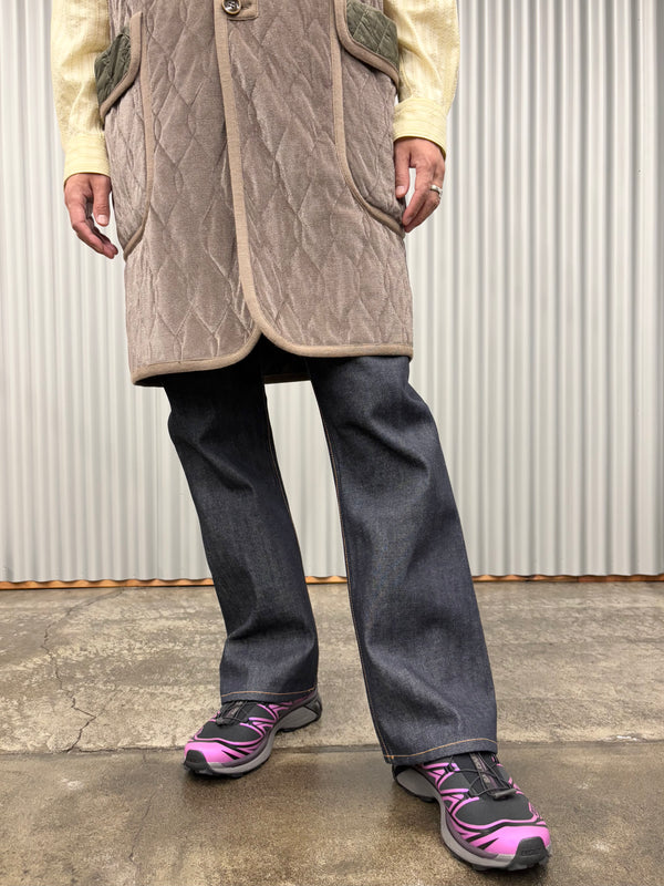 【ES : S】5P FLARE PANTS 2nd / Indigo Rigid