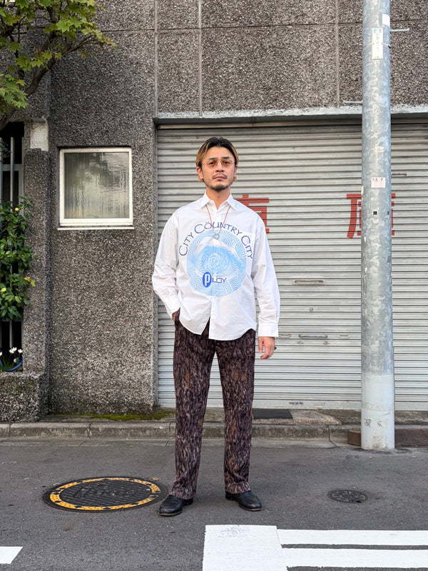 【 South2 West8 】TRAINER PANT - HORN CAMO JQ. -  / Brown