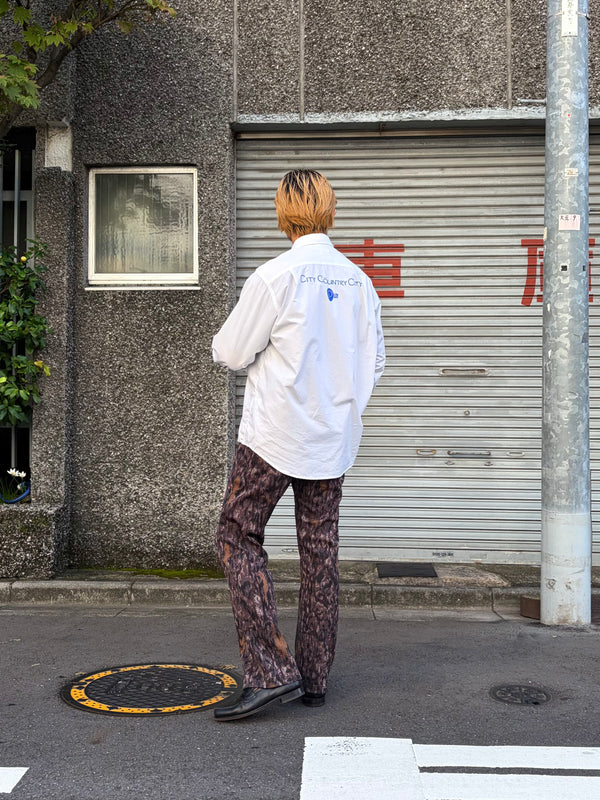【 CITY COUNTRY CITY 】COTTON SHIRT / White #1