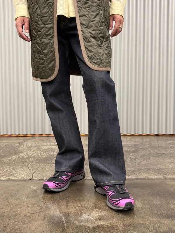 【ES : S】5P FLARE PANTS 2nd / Indigo Rigid