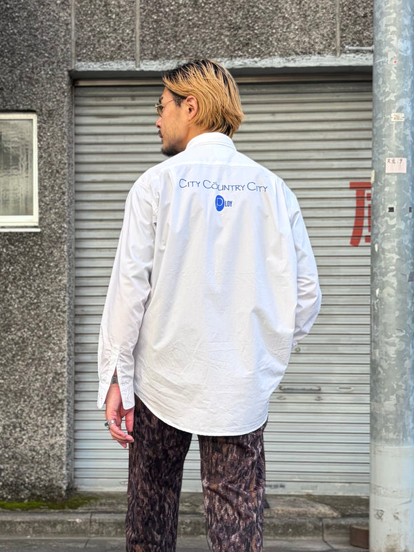【 CITY COUNTRY CITY 】COTTON SHIRT / White #1