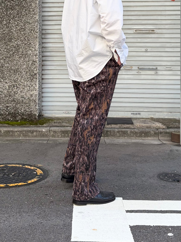 【 South2 West8 】TRAINER PANT - HORN CAMO JQ. -  / Brown