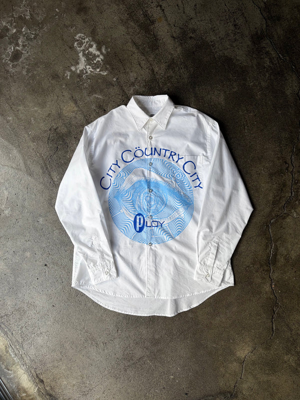 【 CITY COUNTRY CITY 】COTTON SHIRT / White #1