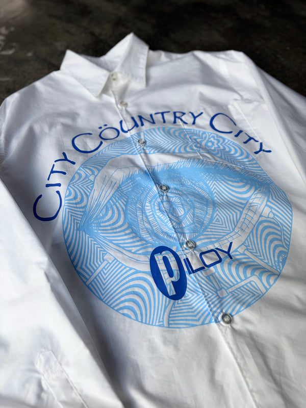 【 CITY COUNTRY CITY 】COTTON SHIRT / White #1