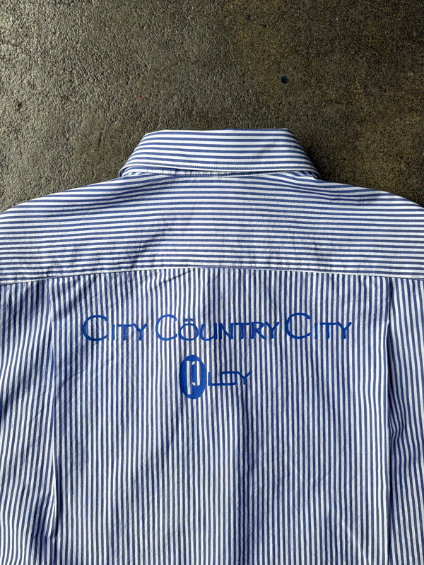 【 CITY COUNTRY CITY 】COTTON STRIPE SHIRT / Stripe #2