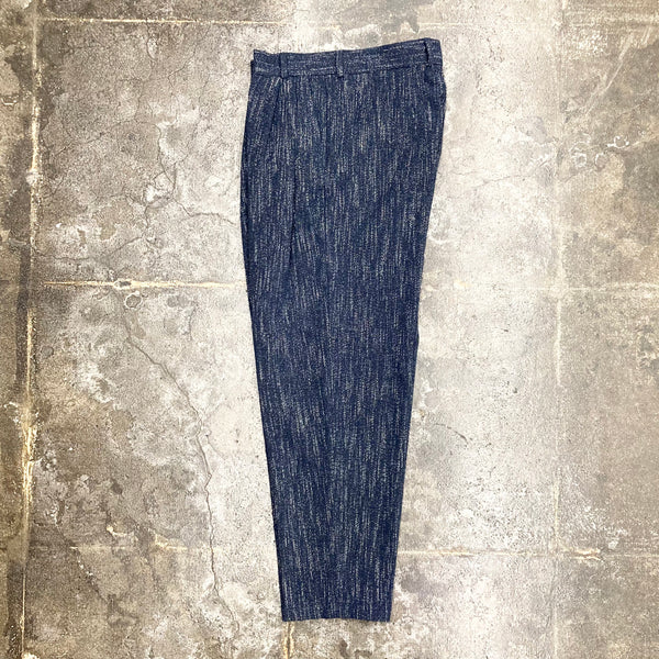 【frank leder / フランクリーダー】2TUCK TROUSERS <60's VINTAGE WOOL> / Navy