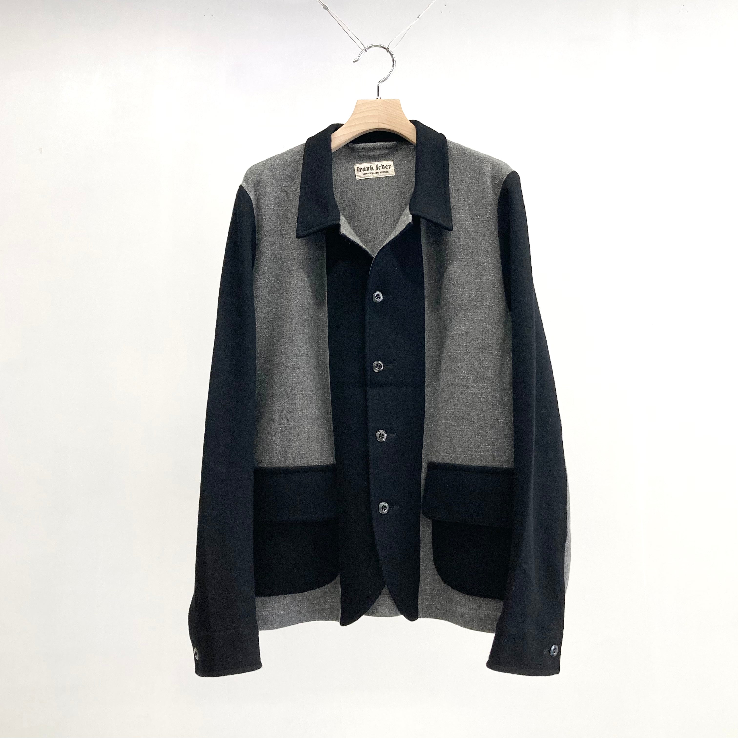 frank leder / フランクリーダー】WOOL MIX JACKET / Grey × Black – TOKIS frank leder / フランクリーダー】WOOL MIX JACKET / Grey × Black – TOKIS