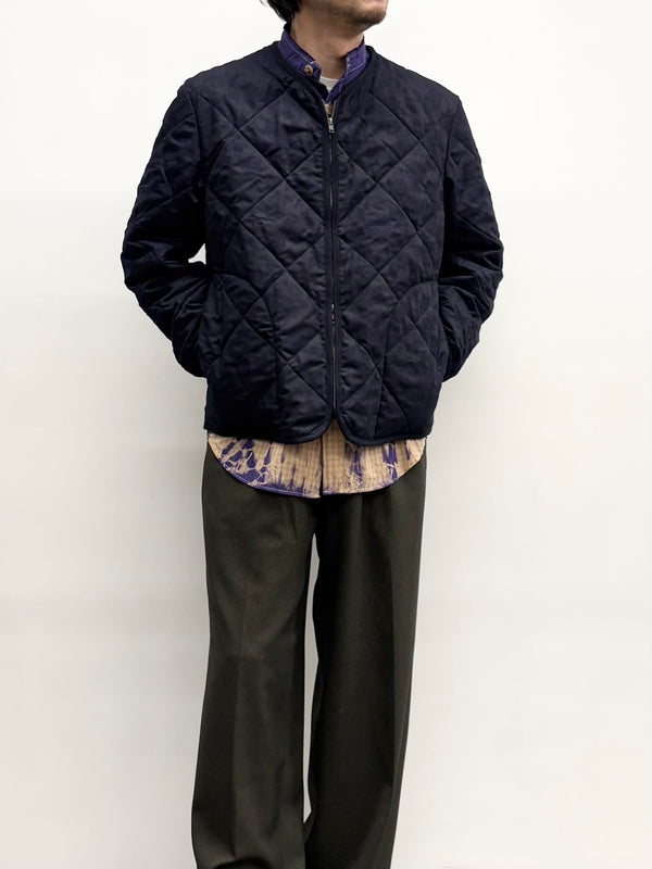 【m's braque】TUCKED BAGGY PANTS / Khaki Amundsen