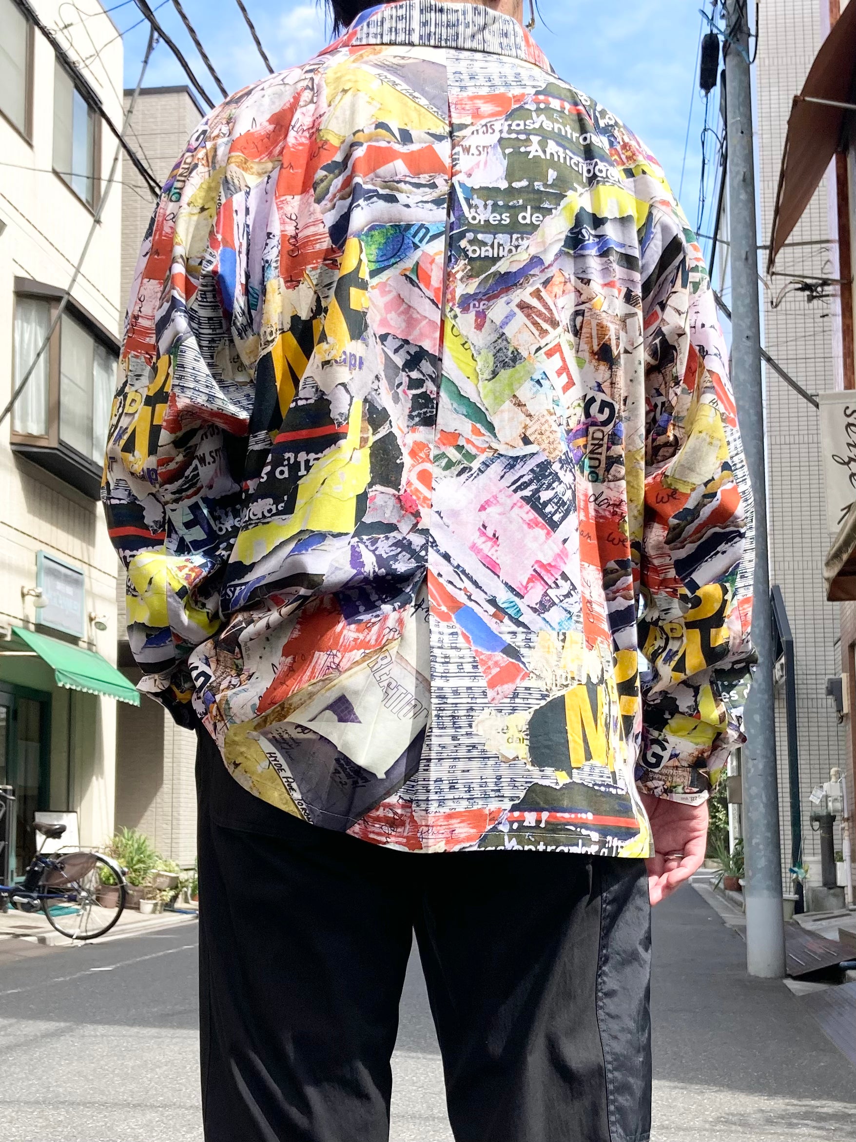 m's braque】LONG SLEEVE ALOHA SHIRTS / Collage Multi – TOKIS