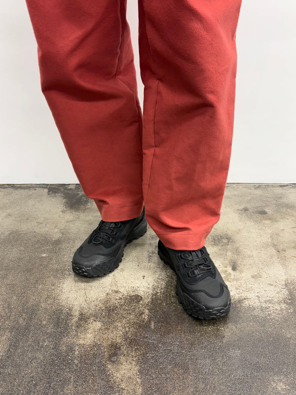 【frank leder / フランクリーダー】LIGHT WEIGHT DEUTSCHLEDER 2TUCK TROUSERS / Red