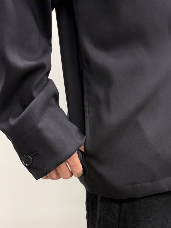 【 BLUE BLUE JAPAN 】ストレッチドライツイル クルージャケット / Dark Navy