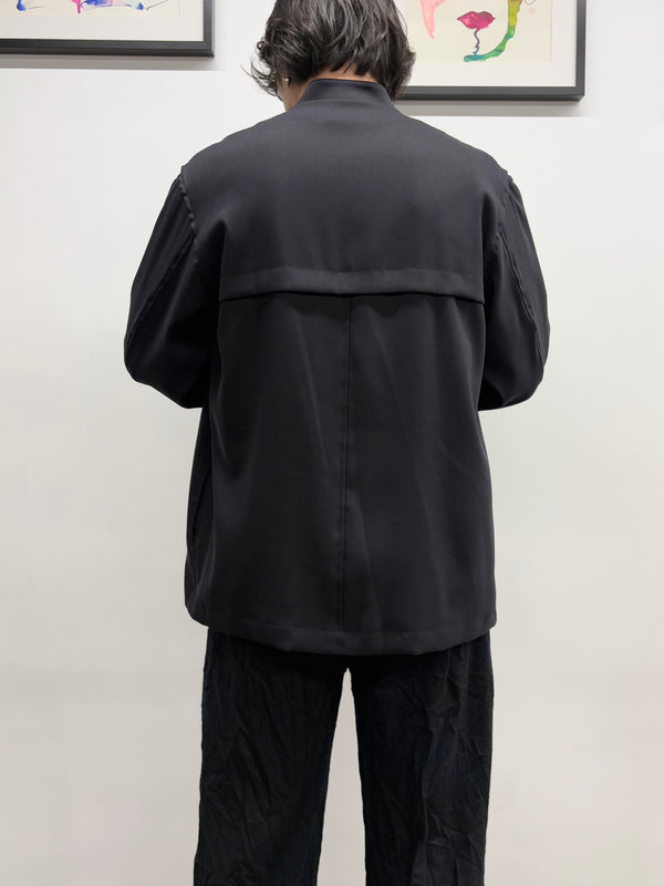 【 BLUE BLUE JAPAN 】ストレッチドライツイル クルージャケット / Dark Navy