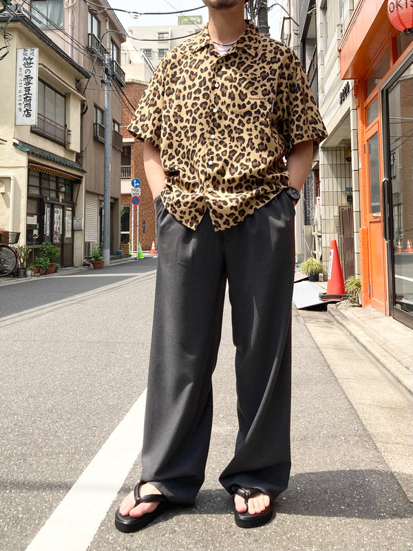 【Liberaiders】LEOPARD RAYON SHIRT / Beige