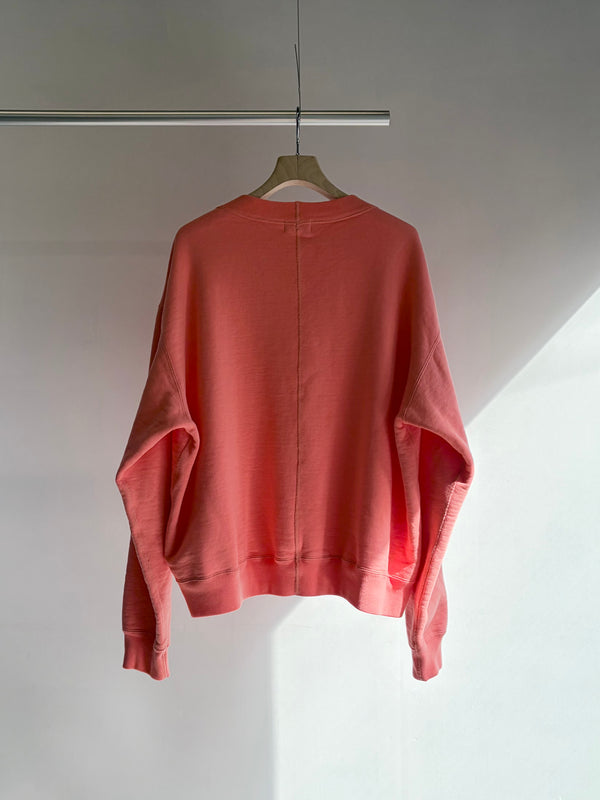 【 UNUSED 】CREW NECK SWEAT / Coral