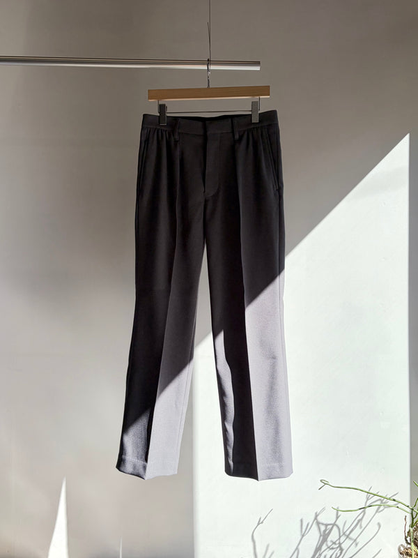 【 UNUSED 】TWILL STRETCH SLACKS / Gray