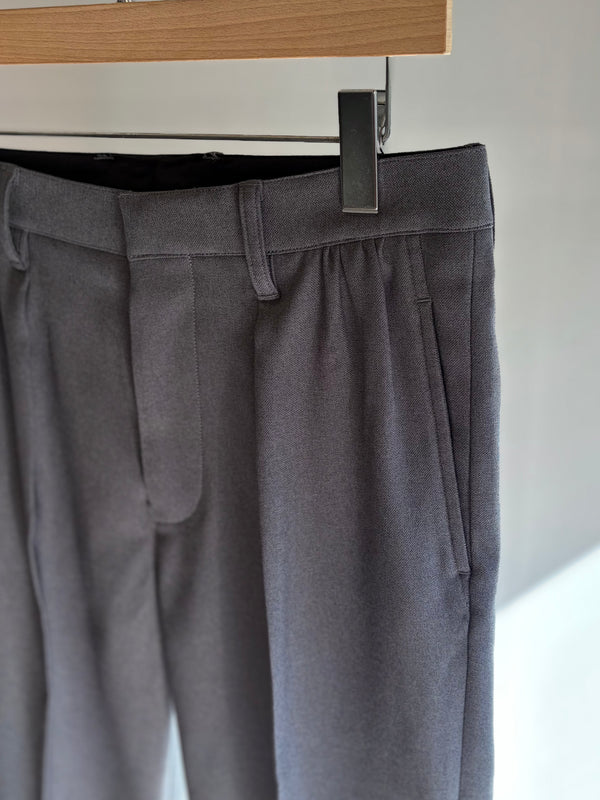 【 UNUSED 】TWILL STRETCH SLACKS / Gray