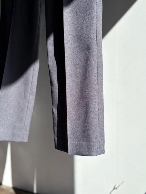 【 UNUSED 】TWILL STRETCH SLACKS / Gray