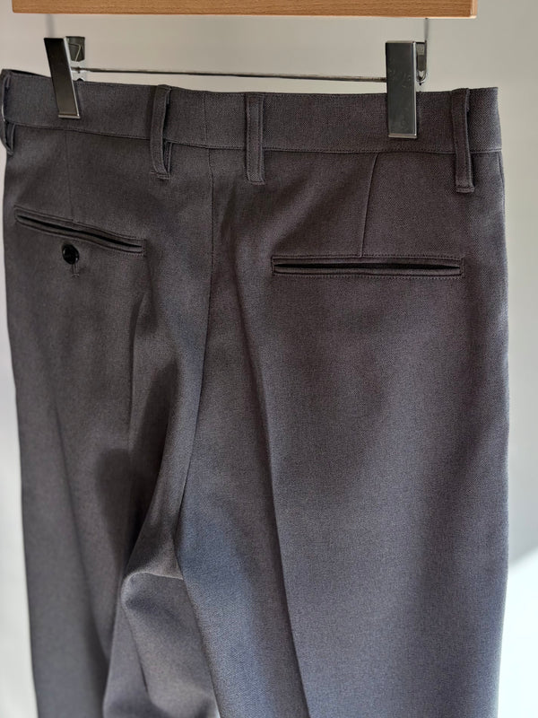 【 UNUSED 】TWILL STRETCH SLACKS / Gray